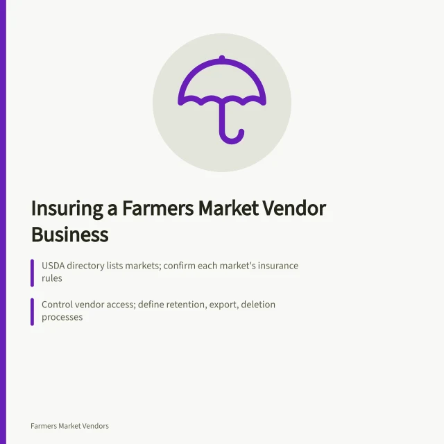 Card on farmers market vendor insurance policies, premiums and coverage gaps. Insuring a farmers market vendor business: policies, premiums and gaps